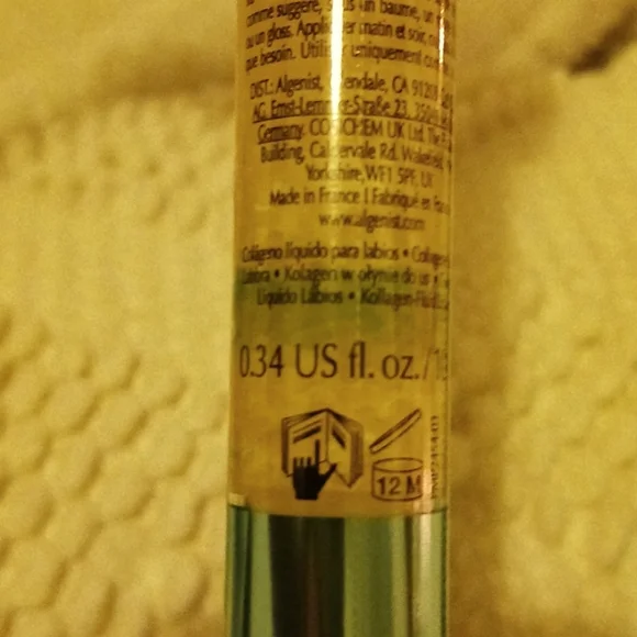 *SEALED* Algenist Genius Liquid Collagen Lip Treatment Lipbalm Gloss Serum Vegan - Picture 4 of 9